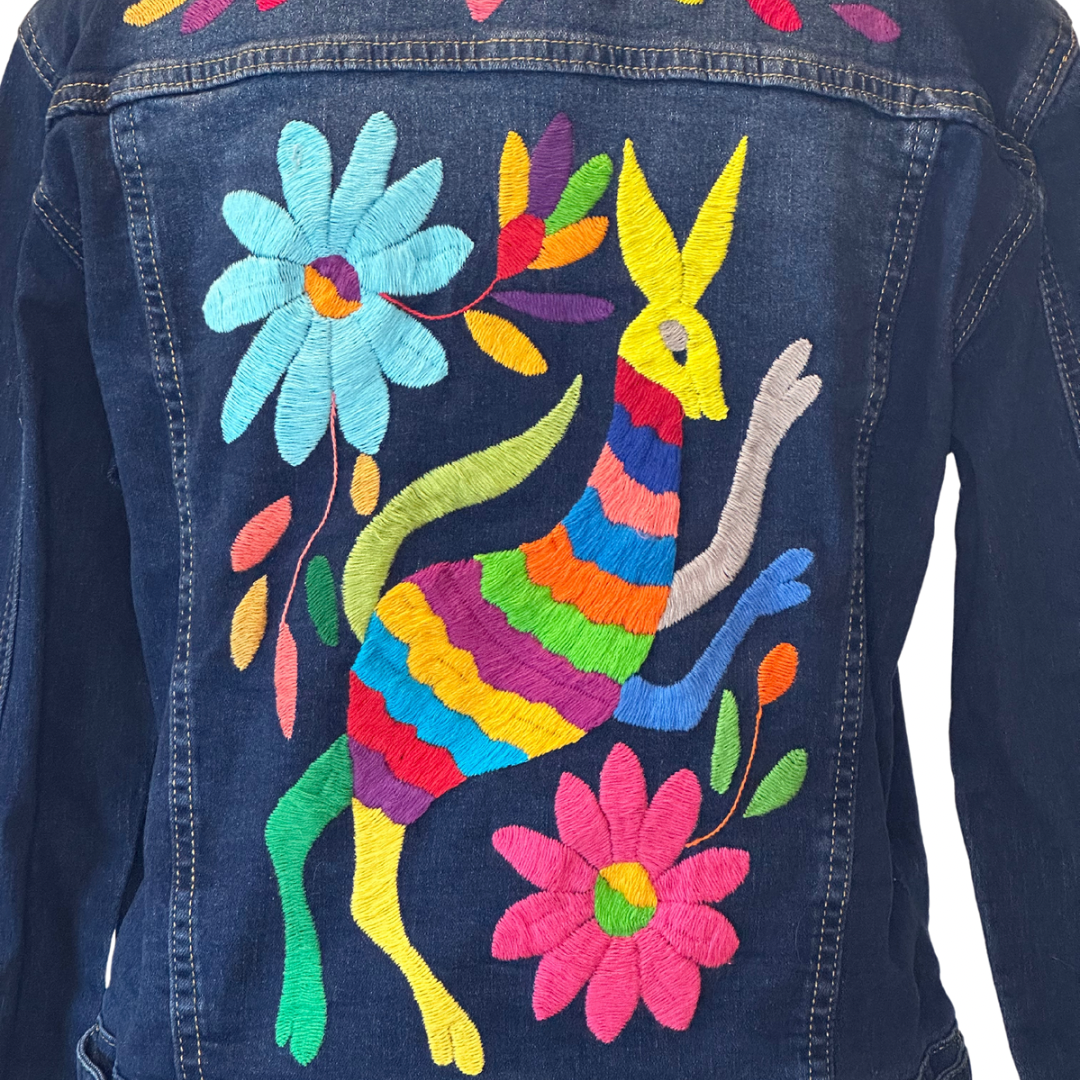 Tenango Crop Denim Jacket