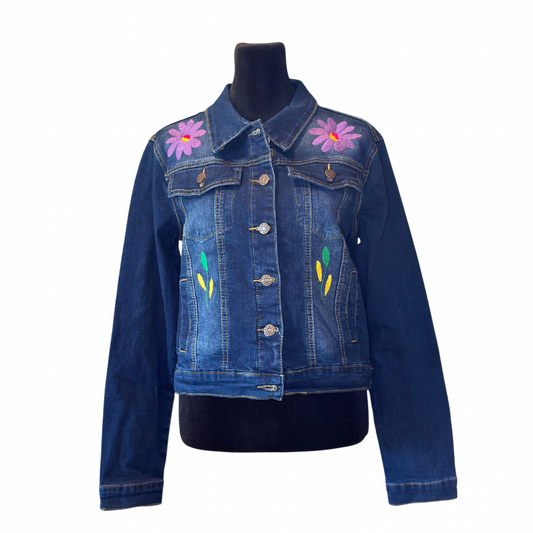 Tenango Crop Denim Jacket